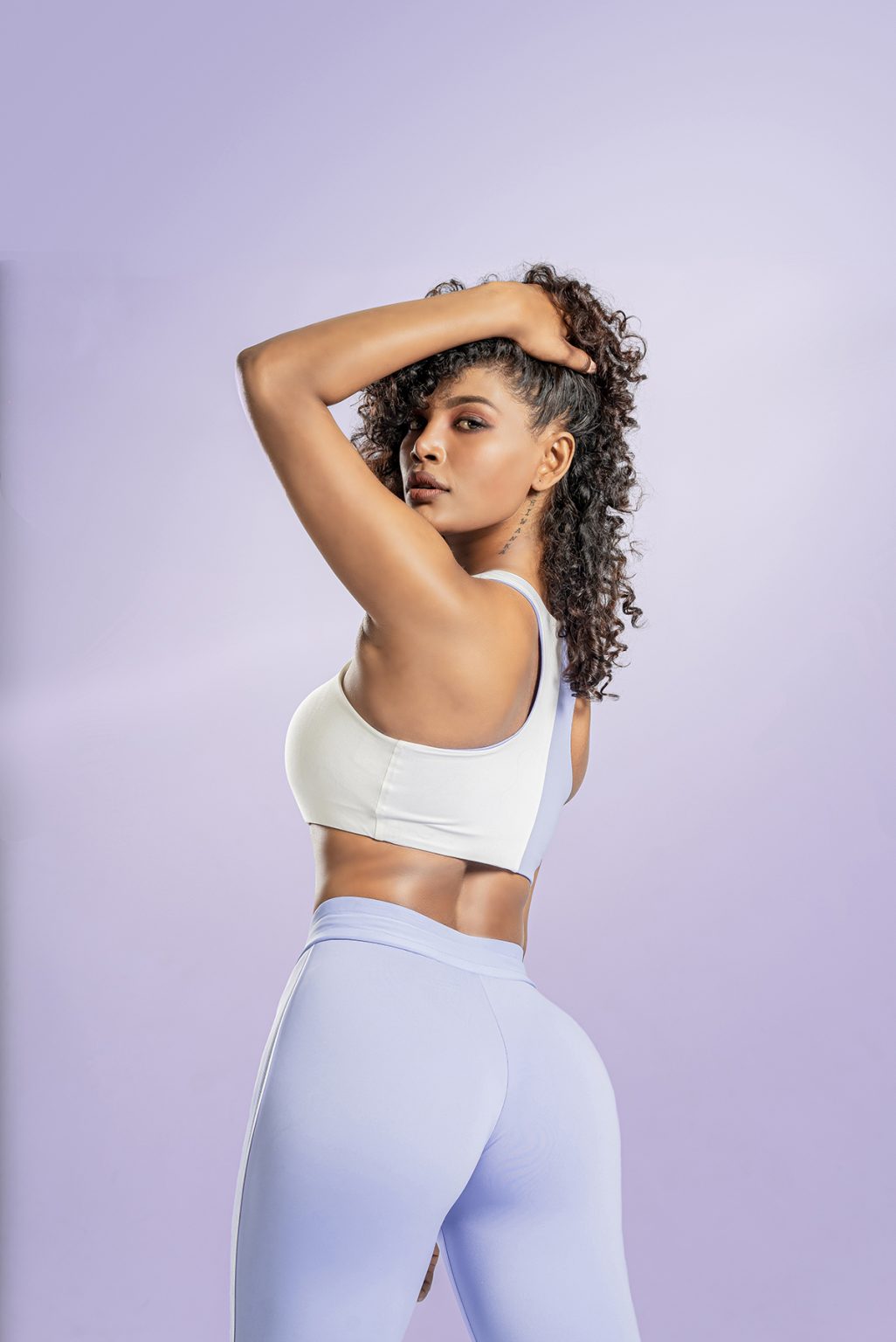 Infinity Two tone sports bra- Purple