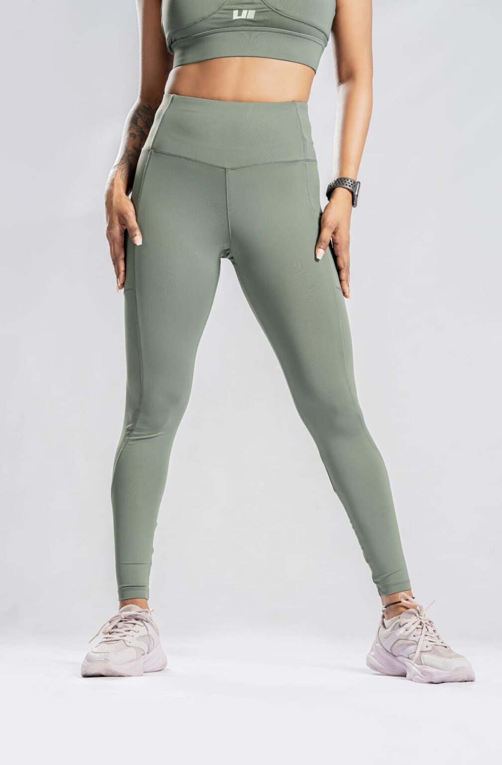 Apex High Waist Legging - Green