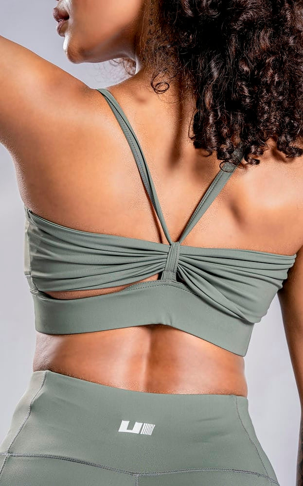 Butterfly Green - Sports Bra