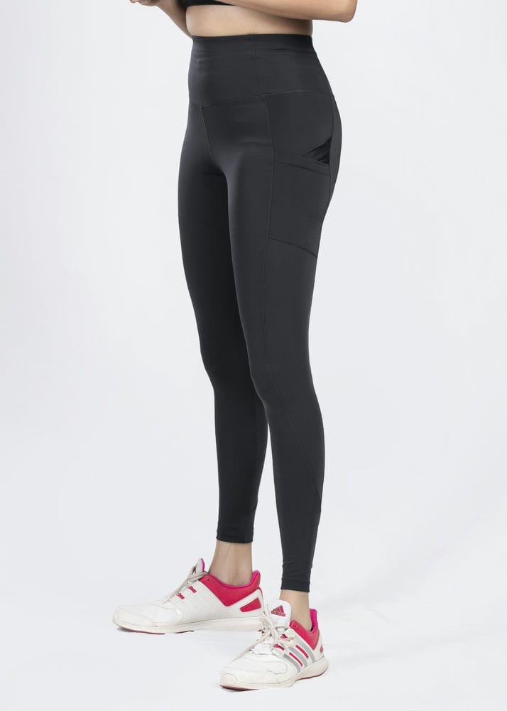 Apex high waist pocket leggings - Black