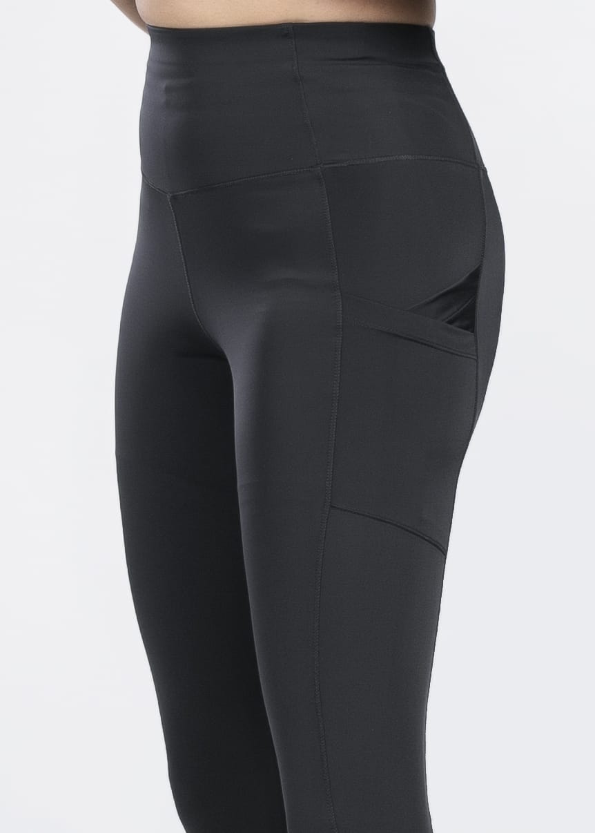 Apex high waist pocket leggings - Black