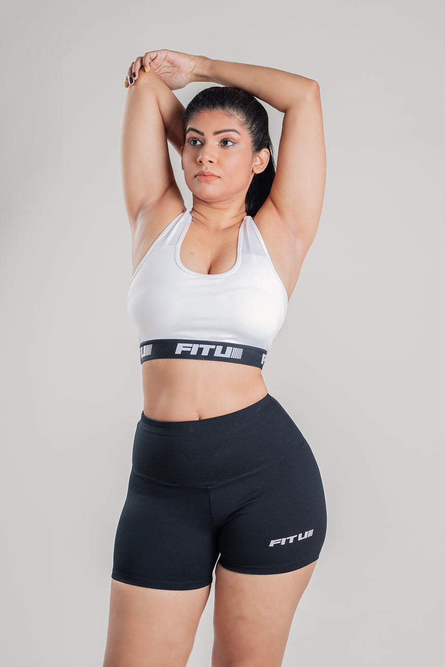 Bandeau Sports Bra - White