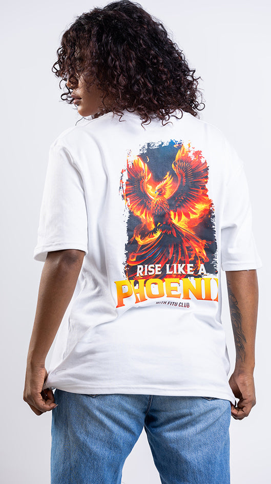 It's All About You Oversize tee - WHITE PHOENIX - UNISEX