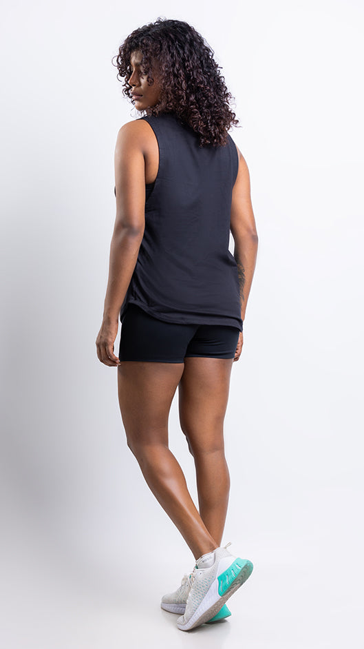 FITU Legacy Drop Hole Tank Top - BLACK - UNISEX