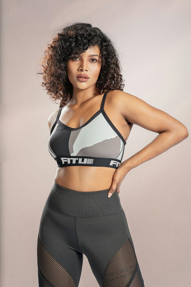 Unstoppable adjustable sports bra - Printed