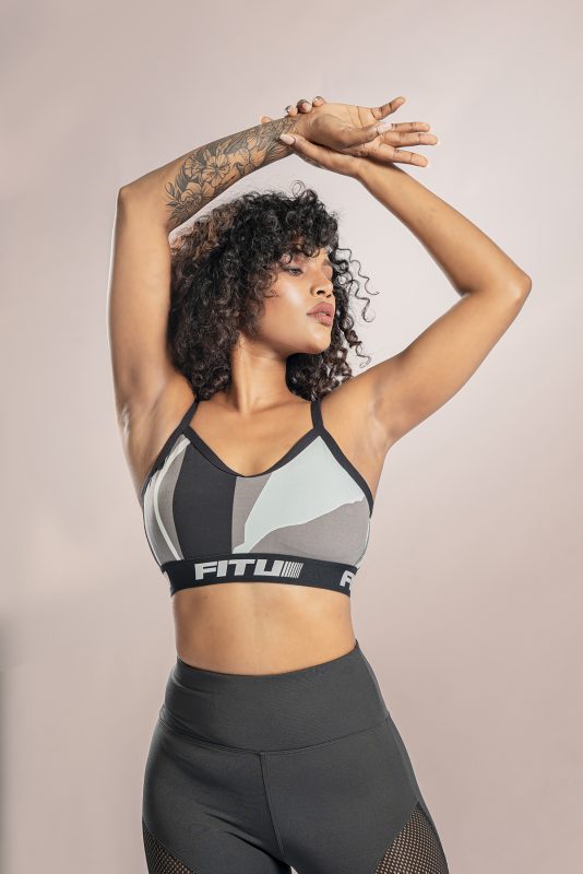 Unstoppable adjustable sports bra - Printed