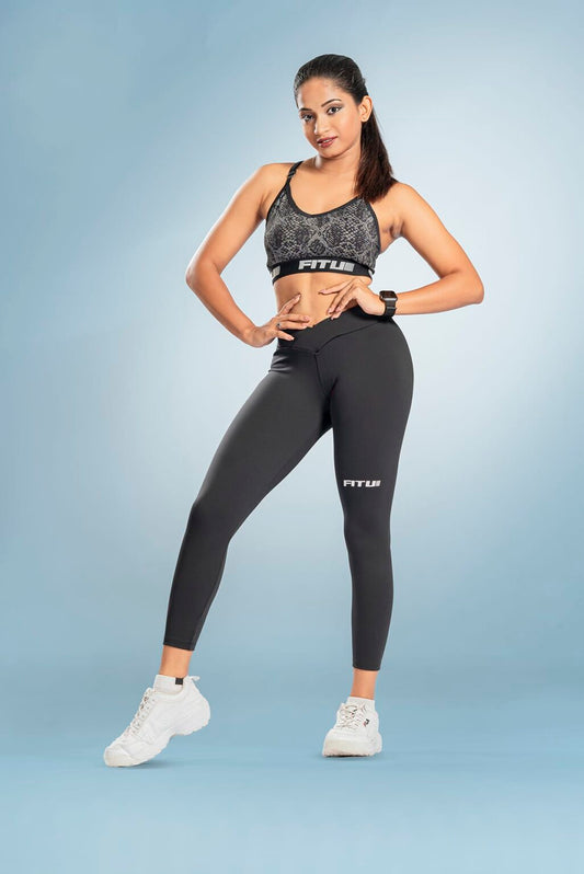 Unstoppable V Waist Legging - Black