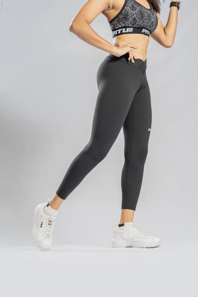 Unstoppable V Waist Legging - Black