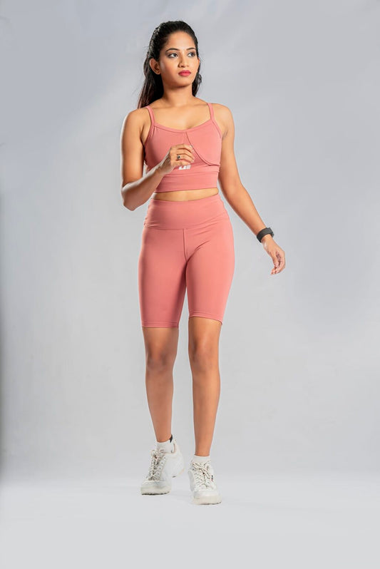 Elevate Bike Short -Salmon Pink