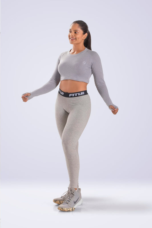 Superstar Long Sleeve Crop Top