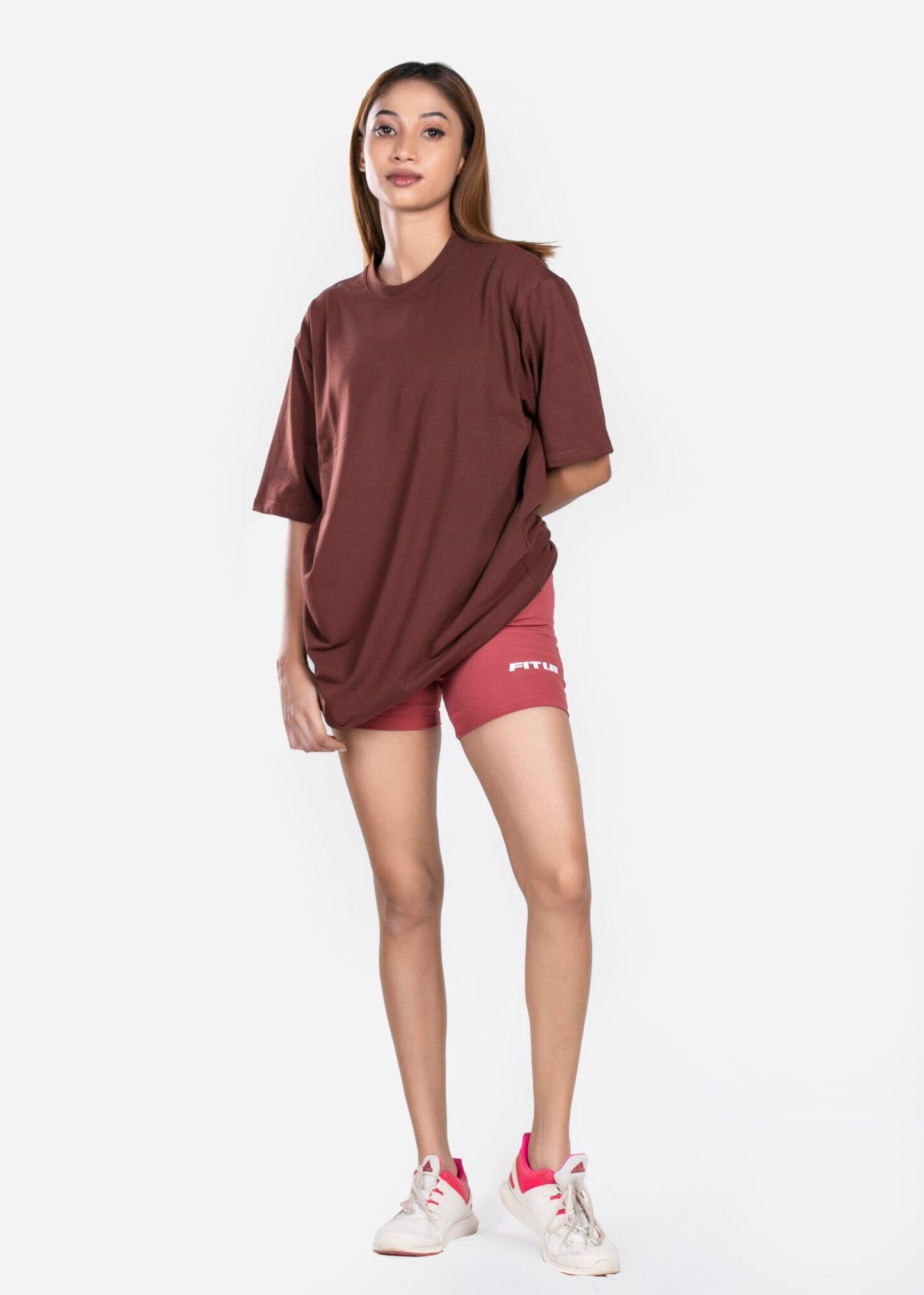 FITU Infill Oversize tee - Brown- UNISEX