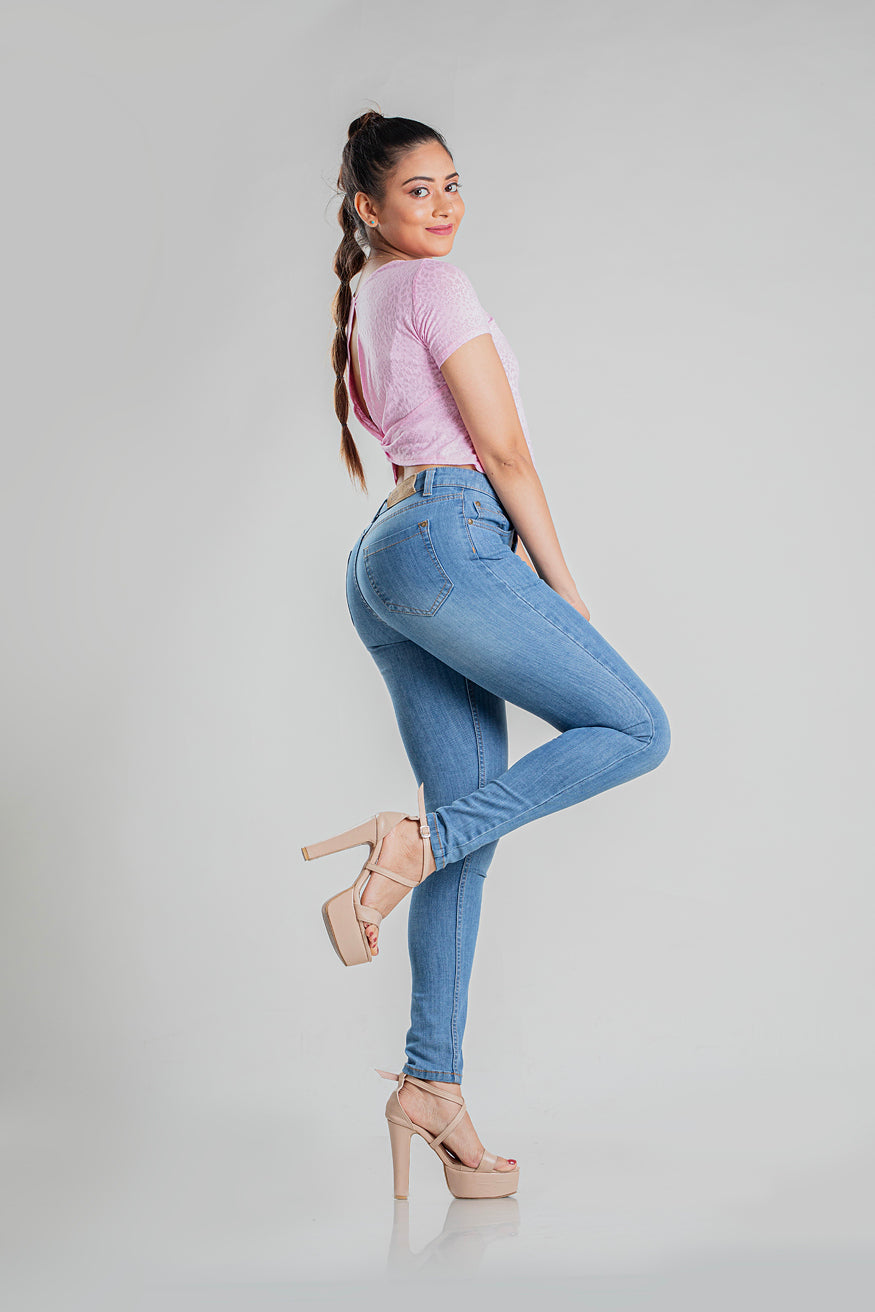 Rotation Knot Crop Top - Light pink